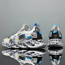 Breathable Designer Print Sneakers