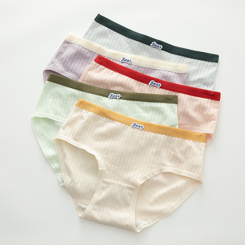 Seamless 5Pcs/Set Cotton Underwear