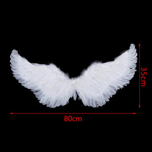 White Angel Feather Wings