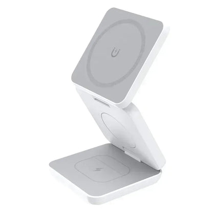 3 In 1 Foldable Magnetic Wireless Charger Stand For iPhone
