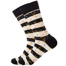 Happy Colorful Striped Combed Cotton Socks