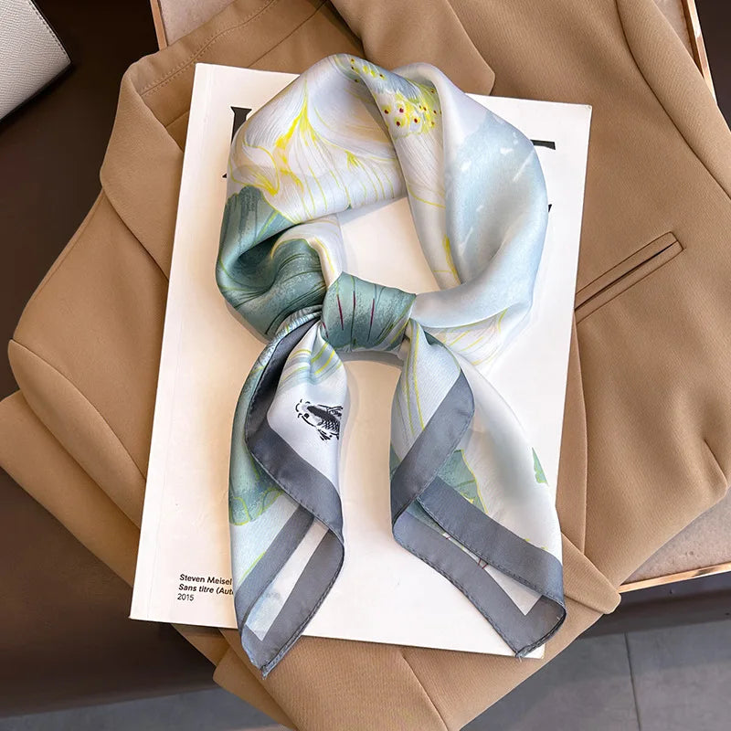 Printed Pashmina Silk Scarf