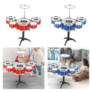 Kids Toy Early Educational Music Enlightenment Simulation Mini Drum Set