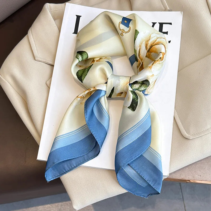 Printed Pashmina Silk Scarf