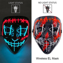 The Purge Horror Wireless LED Glow Mask