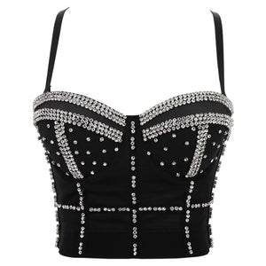 Rhinestone Sequined Cami Top