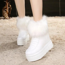 Fashion Thick Soled Furry Ankle Boots