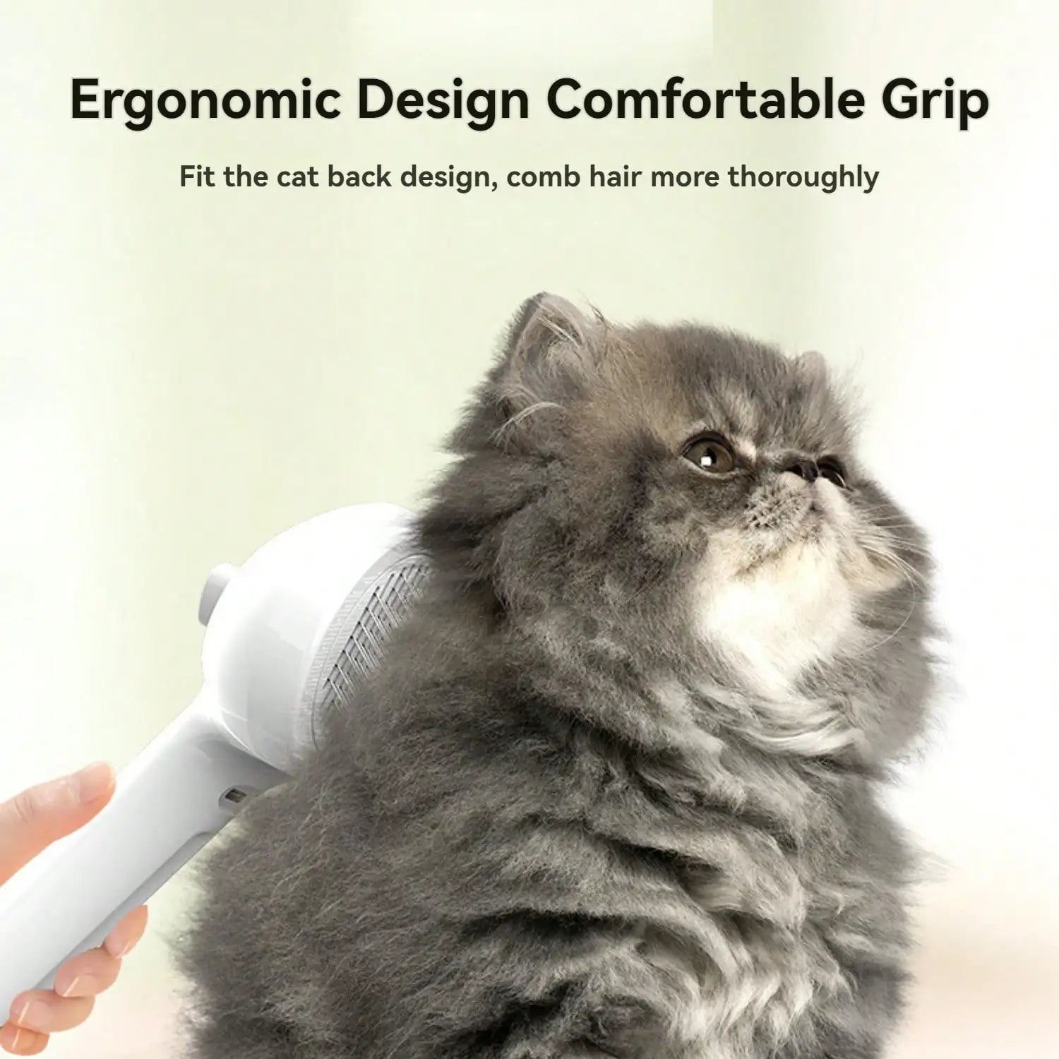 Cat Steam Brush Spray Hair Removal Comb for Shedding and Grooming