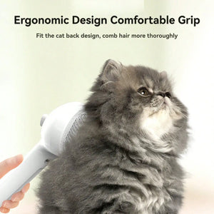 Cat Steam Brush Spray Hair Removal Comb for Shedding and Grooming