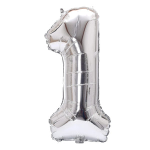 32inch Rainbow Gradient Number Foil Balloons