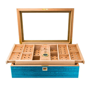 Cedar Wood Cigar Humidor 2 Layer Large Capacity