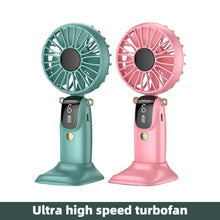 Handheld Mini Foldable Portable Neck Hanging Fans 5 Speed