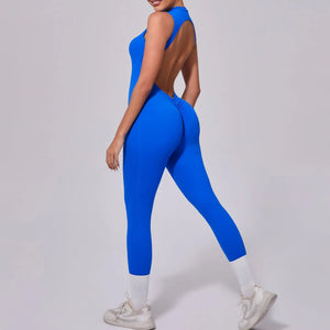 Sleeveless Top Long Pants Jumpsuit