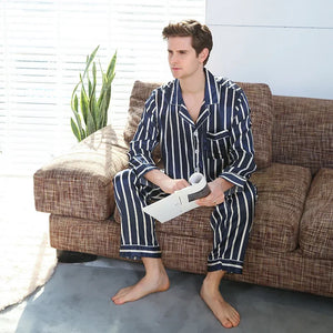 Satin  Cozy Soft Long Sleeve Pajama Set