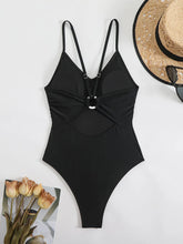 One-Piece High Cut Bathing Suit