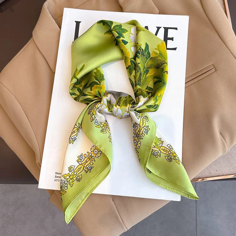 Printed Pashmina Silk Scarf