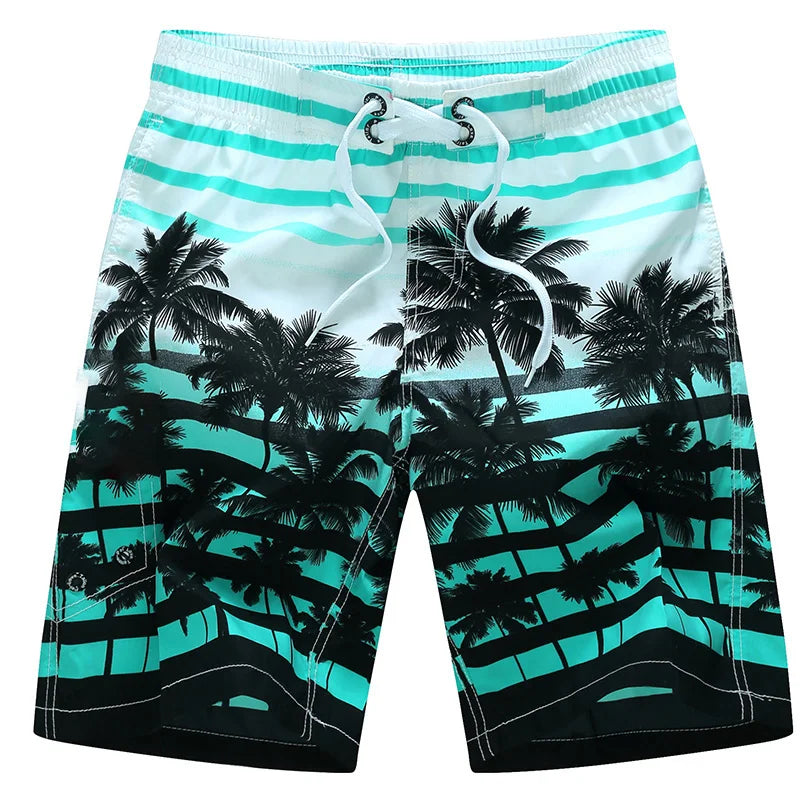 Printed Briefs Swimming Trunks