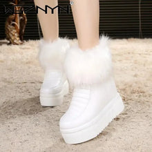Fashion Thick Soled Furry Ankle Boots