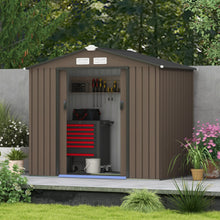 Garden Storage Unit w/ Locking Door Foundation Kit Air Vent
