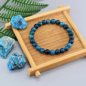 Reiki Apatite Natural Stone Blood Circulation Beads