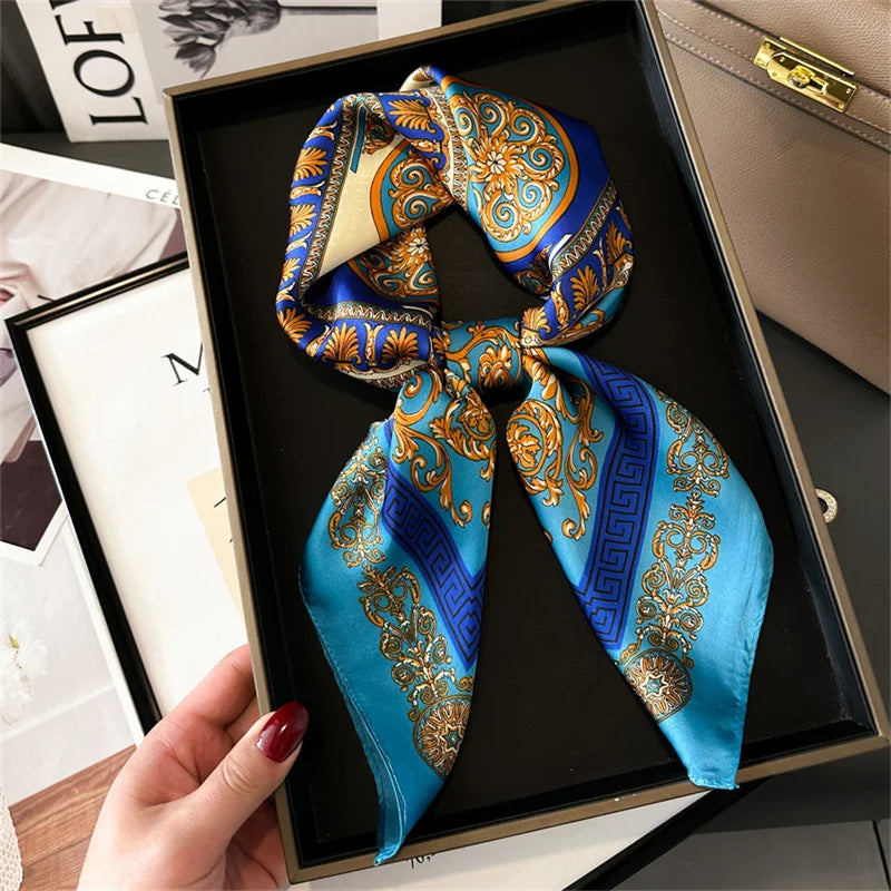 Printed Pashmina Silk Scarf