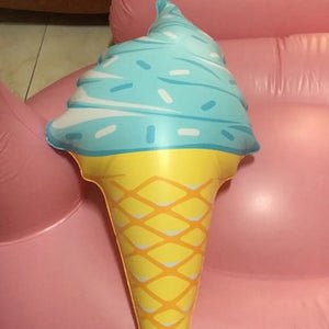 Swimming Pool Party Ice Cream Shaped Float