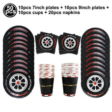 Racing Birthday Decorations Tableclothb