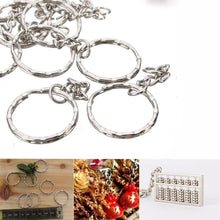 Silver Plated Metal Blank Keychains