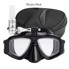 Tempered Lends Diving Mask with GoPro Mount
