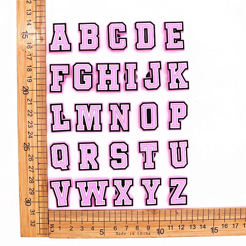 Letter Accented Sandal Charms