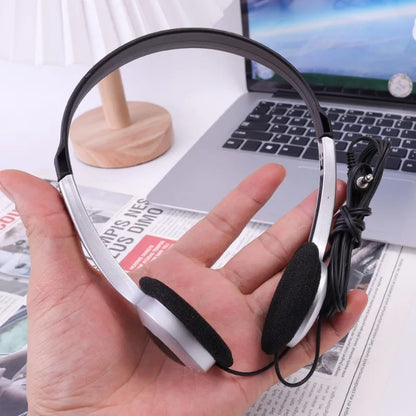 Wired Headphone with Microphone Universal Adjustable