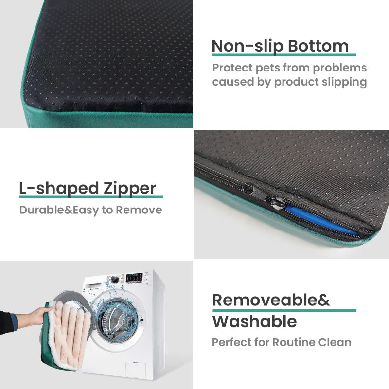 Washable Dog Bed Mat with Zipper