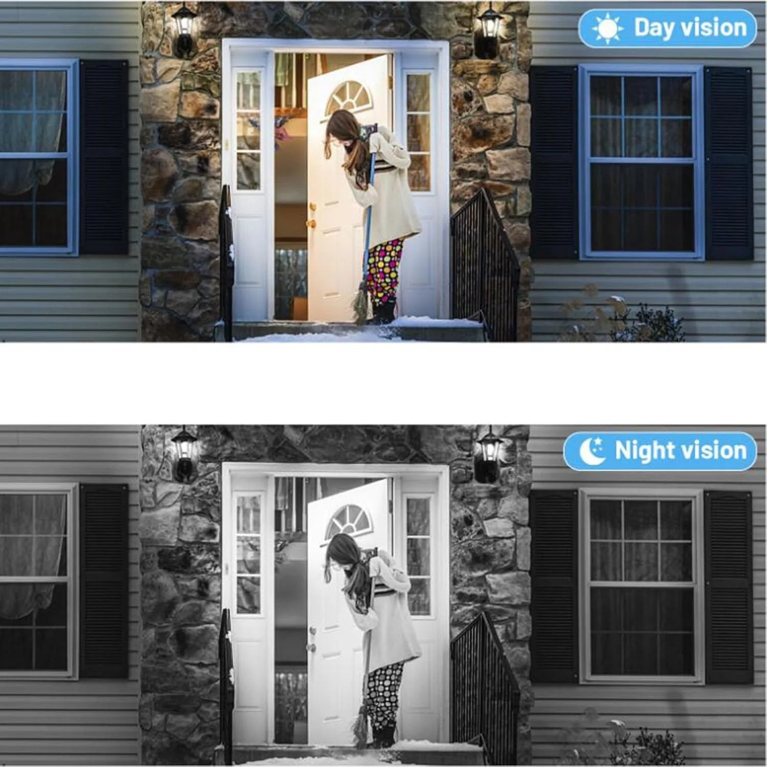 Smart WiFi Video Doorbell with Night Vision Camera SmartSensor for Doors and Windows