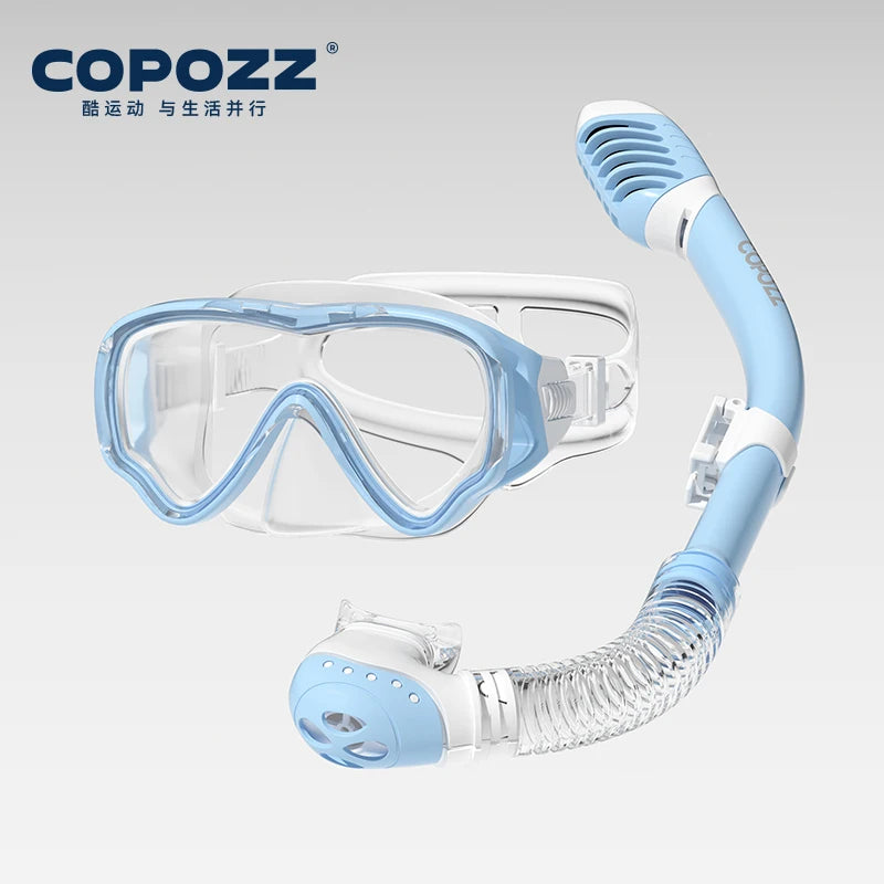 COPOZZ Kids Full Face HD Anti Fog Snorkel Mask