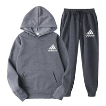 Hooded Top and Sweatpants Two-piece Set