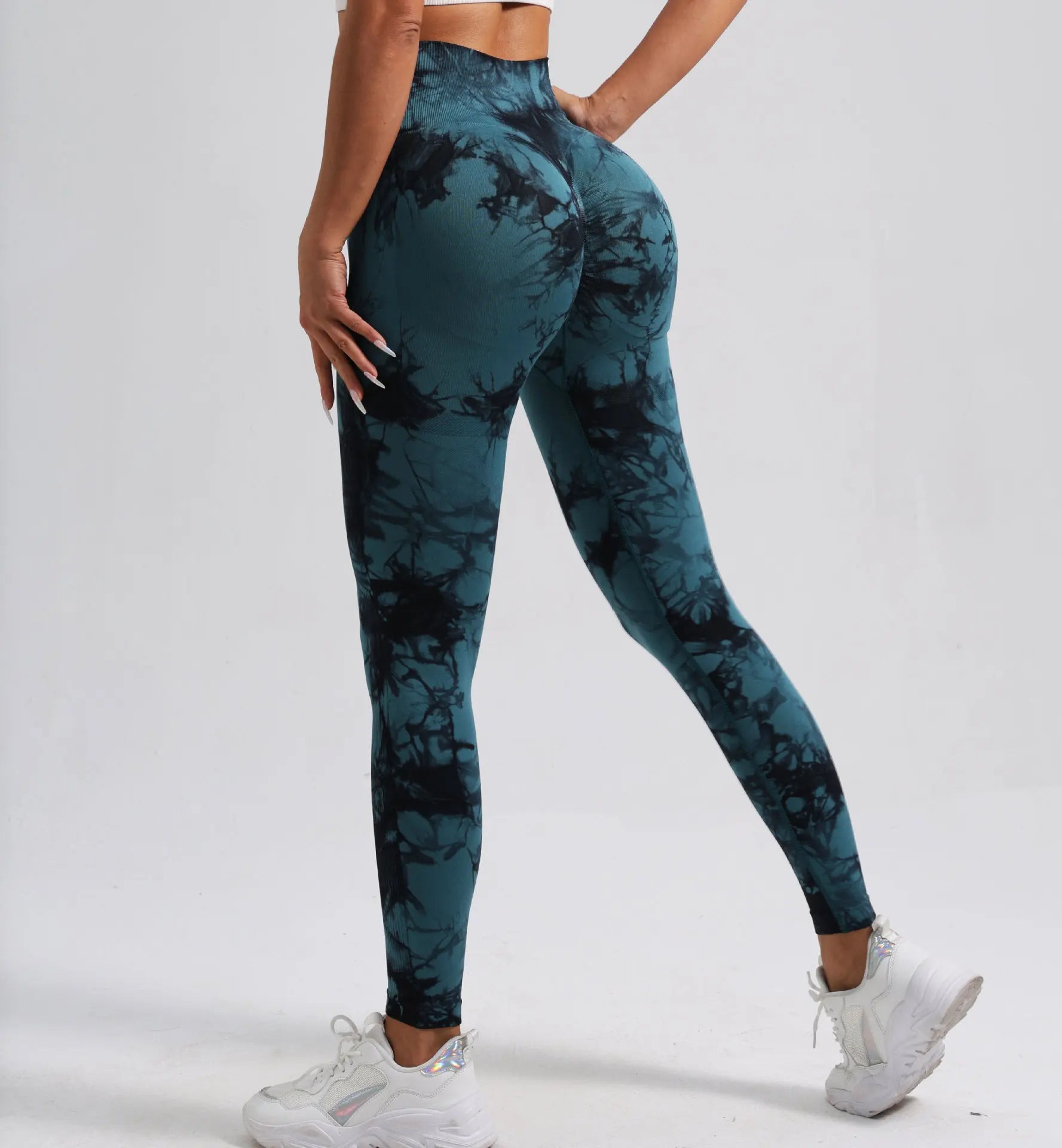 Seamless Tie Dye High Waist Leggings