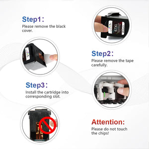 QSYRAINBOW Ink Cartridge Replacement For HP