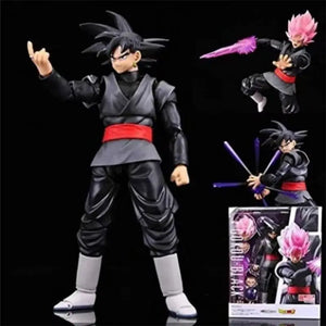 14cm Anime Dragon Ball Black Goku Action Figure