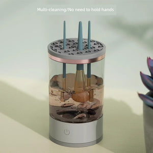 Cosmetic Brush Cleaning Electric Scrubber