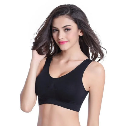 3pcs Seamless Active Bra With Removable Pad