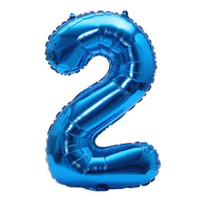 32inch Rainbow Gradient Number Foil Balloons