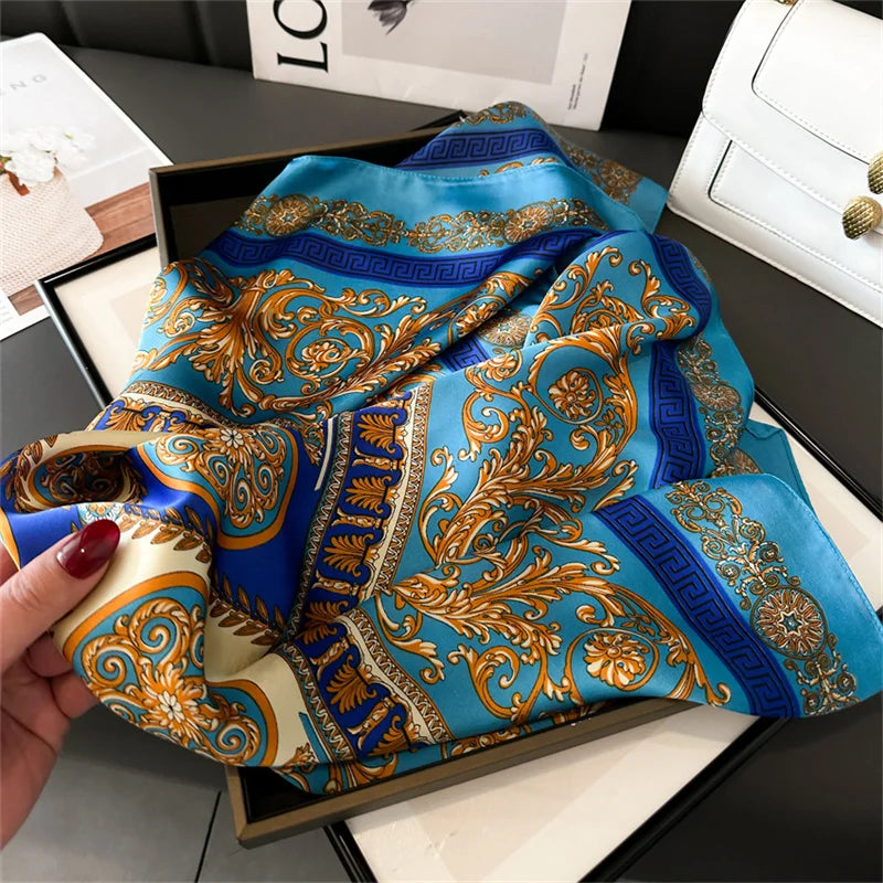 Printed Pashmina Silk Scarf