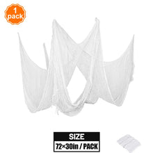 Black White Creepy Cloth Spooky Gauze Fabric Halloween Decoration hall