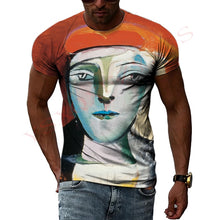 Spanish Impressionist Master Picasso Oil Painting 3D Print T-shirt