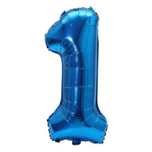 32inch Rainbow Gradient Number Foil Balloons
