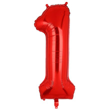 32inch Rainbow Gradient Number Foil Balloons