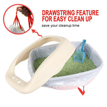 Non Tear Thick Drawstring Cat Litter Box Bags