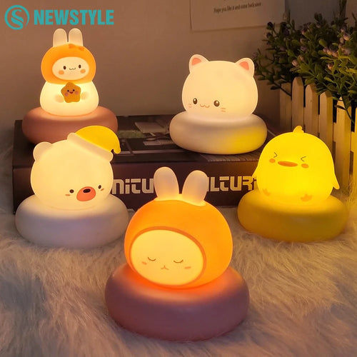 Lovely LED Night Light for Kids 3 Level Dimmable