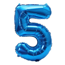 32inch Rainbow Gradient Number Foil Balloons