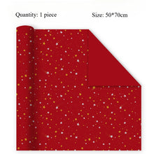 50*70cm Star Wrapping Paper Meteor Ribbon Gift Box